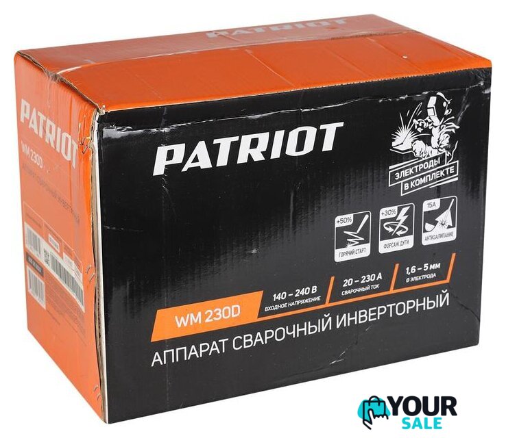 Сварочный инвертор Patriot WM 230D - Изображение №13 — Интернет-магазин Your Sale