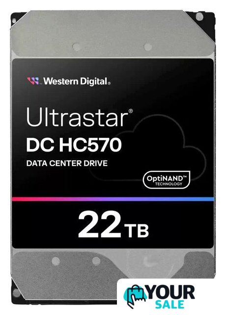 Жесткий диск WD Ultrastar DC HC570 22TB WUH722222ALE604 - Изображение №1 — Интернет-магазин Your Sale