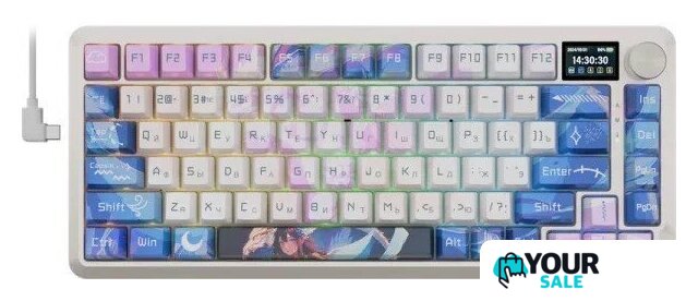 Клавиатура Redragon Flekact Pro (белый/сиреневый/синий) - Изображение №1 — Интернет-магазин Your Sale