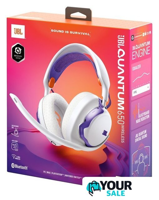 Наушники JBL Quantum 650 (белый) - Изображение №10 — Интернет-магазин Your Sale