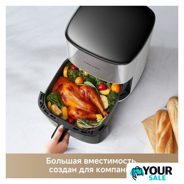 Аэрогриль (аэрофритюрница) Trouver Air Fryer FD10s Pro 6L (белый) - Изображение №5 — Интернет-магазин Your Sale