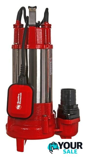 Фекальный насос Quattro Elementi Sewage 500F Ci - Изображение №6 — Интернет-магазин Your Sale