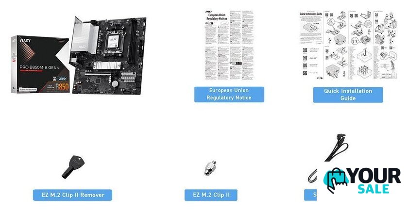 Материнская плата MSI Pro B850M-B Gen4 - Изображение №6 — Интернет-магазин Your Sale