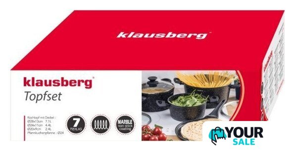 Набор кастрюль Klausberg KB-7962 - Изображение №7 — Интернет-магазин Your Sale