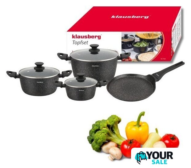Набор кастрюль Klausberg KB-7962 - Изображение №6 — Интернет-магазин Your Sale