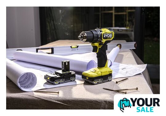 Дрель-шуруповерт Ryobi HP RDD18C-220S 5133004980 (с 2-мя АКБ) - Изображение №2 — Интернет-магазин Your Sale