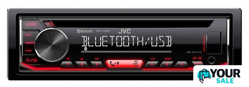 CD/MP3-магнитола JVC KD-T702BT - Изображение №1 — Интернет-магазин Your Sale