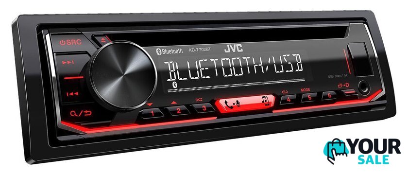 CD/MP3-магнитола JVC KD-T702BT - Изображение №2 — Интернет-магазин Your Sale