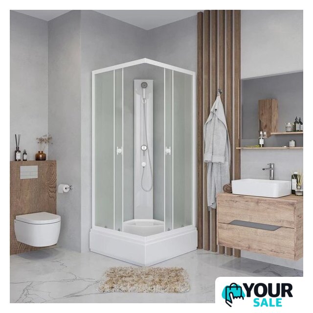 Душевая кабина Niagara Promo P80/26Q/MT/BK 80x80x195 - Изображение №4 — Интернет-магазин Your Sale