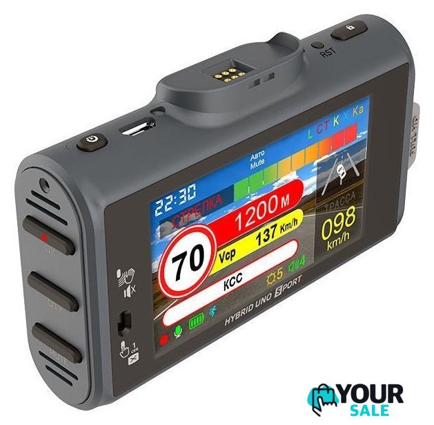 Видеорегистратор-радар детектор-GPS информатор (3в1) SilverStone Hybrid UNO Sport - Изображение №2 — Интернет-магазин Your Sale