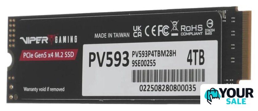SSD Patriot Viper VP593 4TB PV593P4TBM28H - Изображение №3 — Интернет-магазин Your Sale