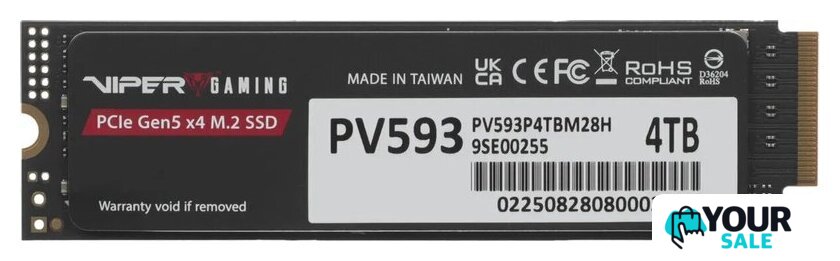 SSD Patriot Viper VP593 4TB PV593P4TBM28H - Изображение №1 — Интернет-магазин Your Sale