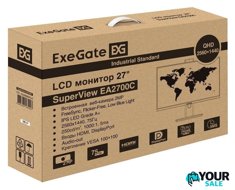 Монитор ExeGate SuperView EA2700C EX298882RUS - Изображение №12 — Интернет-магазин Your Sale