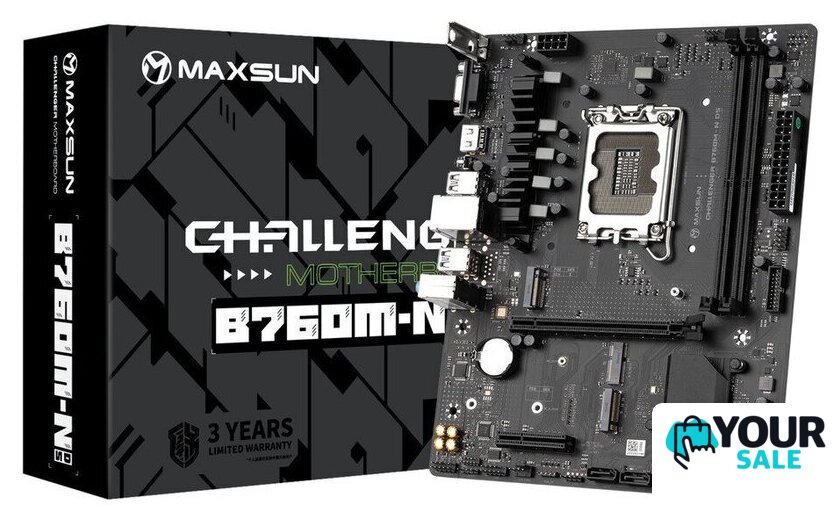 Материнская плата Maxsun Challenger B760M-N D5 V2 - Изображение №5 — Интернет-магазин Your Sale