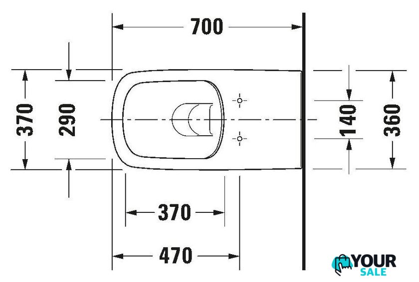Унитаз подвесной Duravit DuraStyle 2559090000 - Изображение №5 — Интернет-магазин Your Sale
