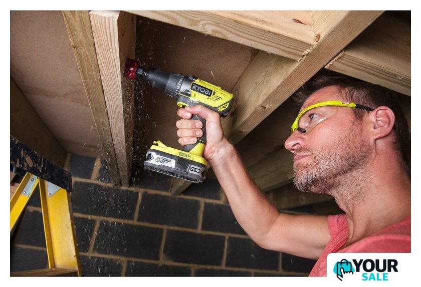 Дрель-шуруповерт Ryobi R18DD3-115S 5133005301 (с 1-им АКБ 1.5 Ач, сумка) - Изображение №3 — Интернет-магазин Your Sale