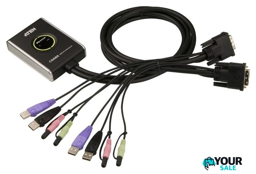 KVM переключатель Aten CS682-AT - Изображение №1 — Интернет-магазин Your Sale