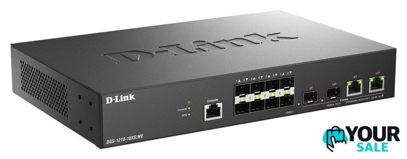 Управляемый коммутатор 2-го уровня D-Link DGS-1210-10XS/ME/C1A - Изображение №1 — Интернет-магазин Your Sale