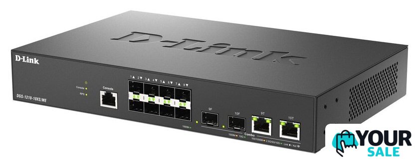 Управляемый коммутатор 2-го уровня D-Link DGS-1210-10XS/ME/C1A - Изображение №3 — Интернет-магазин Your Sale
