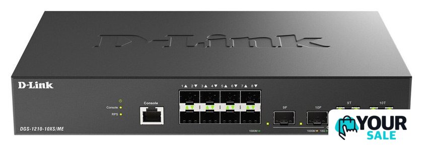 Управляемый коммутатор 2-го уровня D-Link DGS-1210-10XS/ME/C1A - Изображение №2 — Интернет-магазин Your Sale