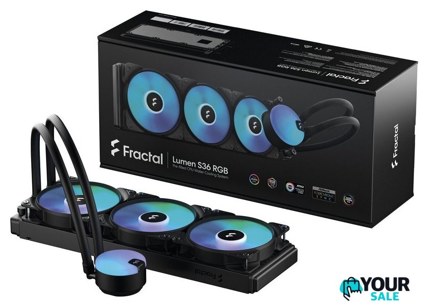 Система жидкостного охлаждения для процессора Fractal Design Lumen S36 RGB v2 FD-W-L1-S3612 - Изображение №2 — Интернет-магазин Your Sale