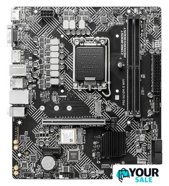 Материнская плата MSI Pro H610M-G WiFi - Изображение №1 — Интернет-магазин Your Sale