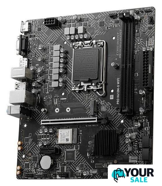 Материнская плата MSI Pro H610M-G WiFi - Изображение №3 — Интернет-магазин Your Sale