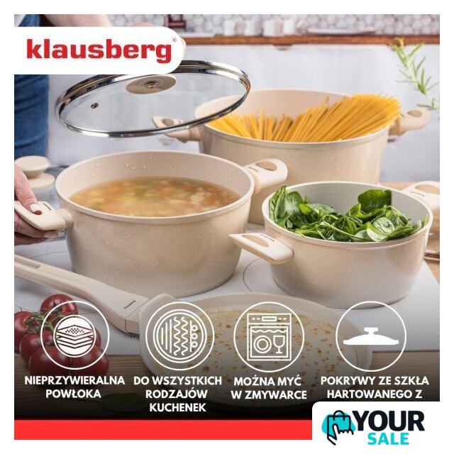 Набор кастрюль Klausberg KB-7963 - Изображение №4 — Интернет-магазин Your Sale