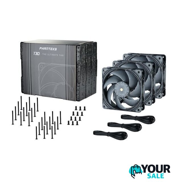 Комплект вентиляторов для корпуса Phanteks PH-F120T30_BG_3P - Изображение №8 — Интернет-магазин Your Sale
