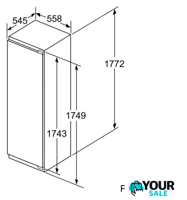 Однокамерный холодильник Bosch Serie 6 KIR81AF30U - Изображение №6 — Интернет-магазин Your Sale