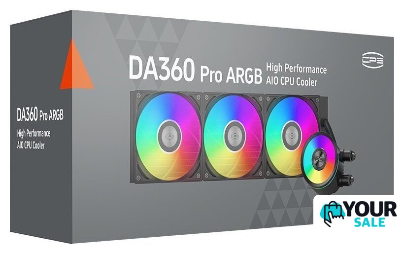Система жидкостного охлаждения для процессора PCCooler DA360 Pro ARGB (черный) - Изображение №8 — Интернет-магазин Your Sale