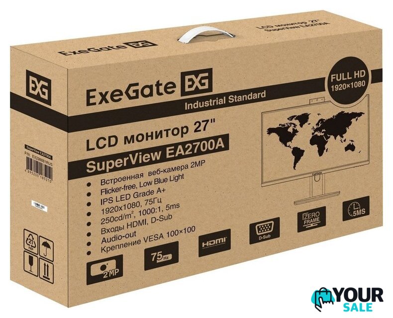 Монитор ExeGate SuperView EA2700A EX298881RUS - Изображение №12 — Интернет-магазин Your Sale