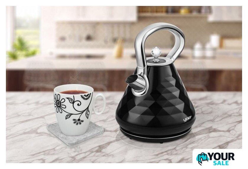 Электрический чайник Yoer Diamond EK01BK - Изображение №4 — Интернет-магазин Your Sale