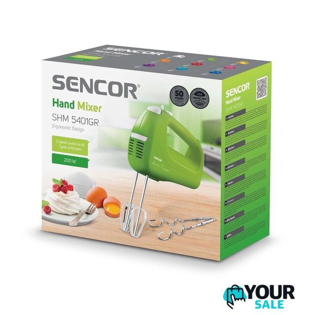 Миксер Sencor SHM 5401GR - Изображение №9 — Интернет-магазин Your Sale