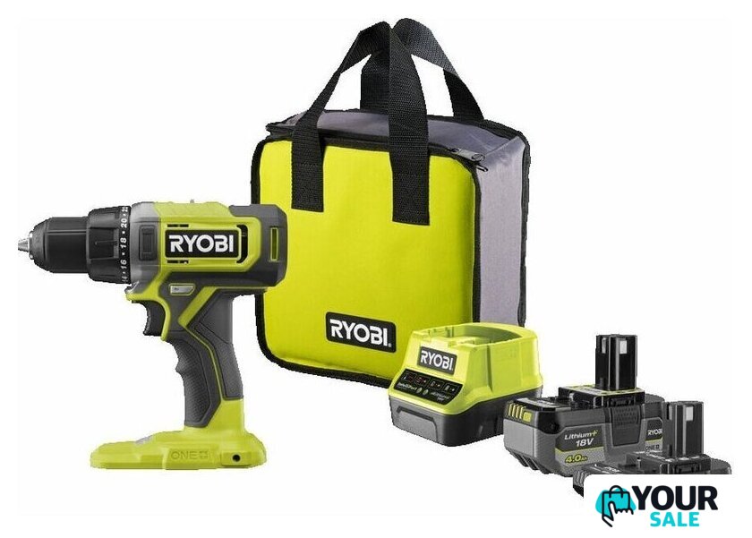 Дрель-шуруповерт Ryobi RDD18-2C415S 5133005612 (с 2-мя АКБ, сумка) - Изображение №1 — Интернет-магазин Your Sale
