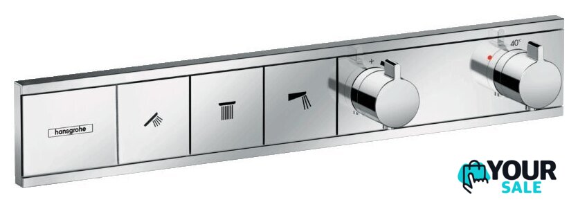 Смеситель без скрытого механизма Hansgrohe RainSelect 15381000 (хром) - Изображение №1 — Интернет-магазин Your Sale