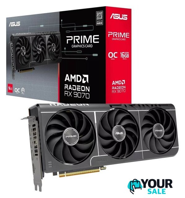 Видеокарта ASUS Prime Radeon RX 9070 Evo OC Edition 16GB GDDR6 PRIME-RX9070-O16G-EVO - Изображение №12 — Интернет-магазин Your Sale