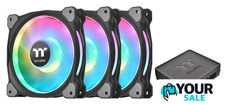 Набор вентиляторов Thermaltake Riing Duo 14 RGB TT Premium Edition CL-F078-PL14SW-A - Изображение №1 — Интернет-магазин Your Sale