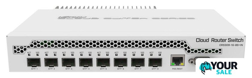 Управляемый коммутатор 3-го уровня Mikrotik CRS309-1G-8S+IN - Изображение №1 — Интернет-магазин Your Sale