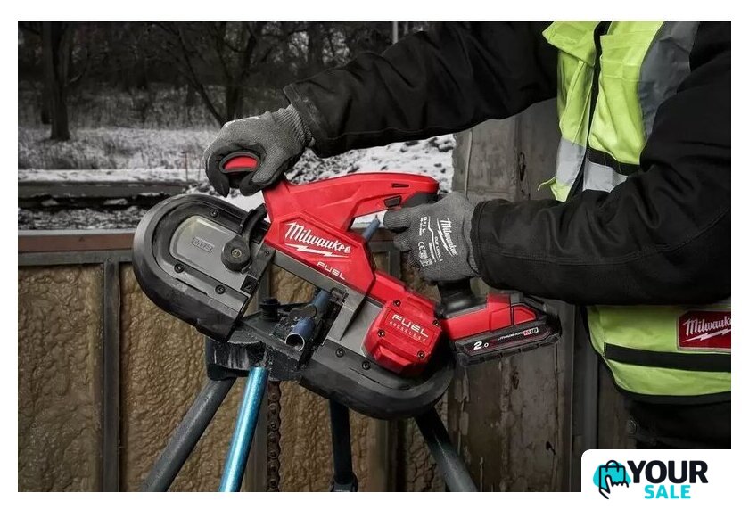 Ленточная пила Milwaukee Fuel M18 FBS85-202C 4933471497 (с 2-мя АКБ, кейс) - Изображение №8 — Интернет-магазин Your Sale