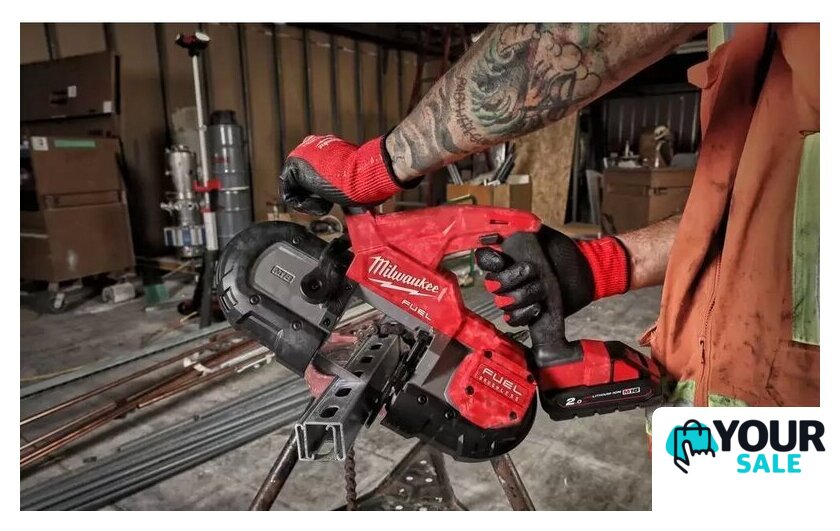 Ленточная пила Milwaukee Fuel M18 FBS85-202C 4933471497 (с 2-мя АКБ, кейс) - Изображение №3 — Интернет-магазин Your Sale