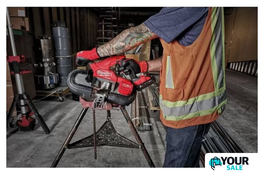 Ленточная пила Milwaukee Fuel M18 FBS85-202C 4933471497 (с 2-мя АКБ, кейс) - Изображение №4 — Интернет-магазин Your Sale