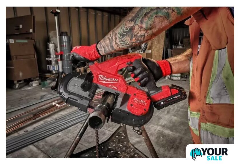 Ленточная пила Milwaukee Fuel M18 FBS85-202C 4933471497 (с 2-мя АКБ, кейс) - Изображение №2 — Интернет-магазин Your Sale