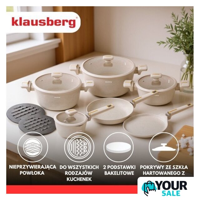 Набор кастрюль Klausberg KB-7967 - Изображение №3 — Интернет-магазин Your Sale