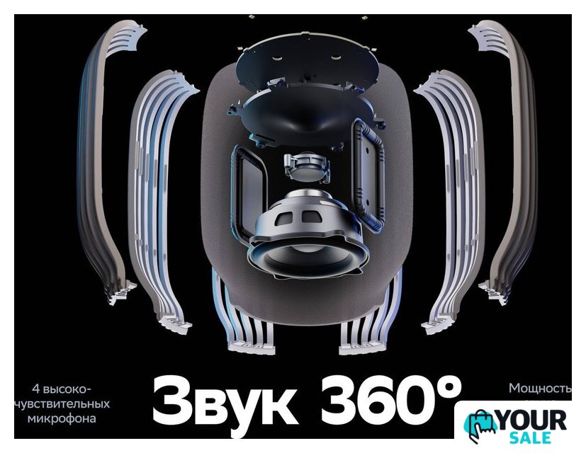 Умная колонка Sber SberBoom (галактический синий) - Изображение №4 — Интернет-магазин Your Sale