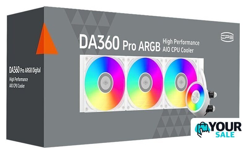 Система жидкостного охлаждения для процессора PCCooler DA360 Pro ARGB (белый) - Изображение №9 — Интернет-магазин Your Sale