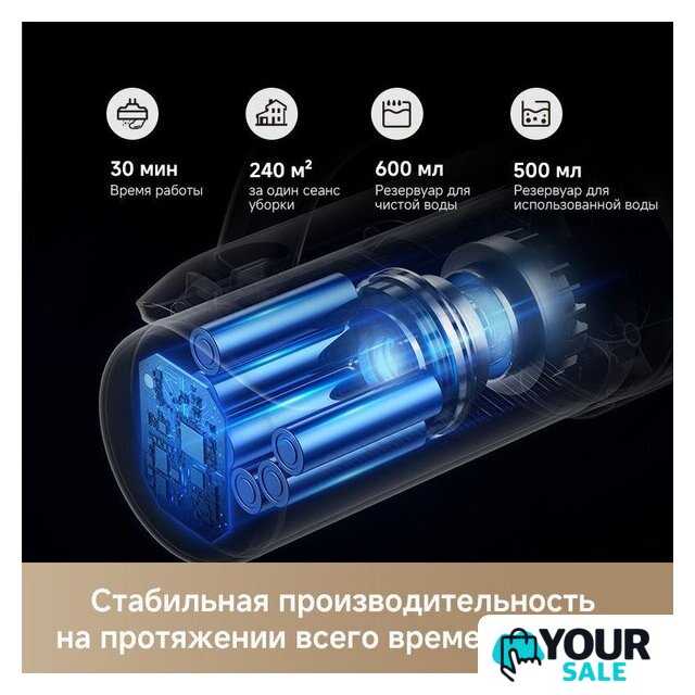 Вертикальный моющий пылесос Trouver Wet and Dry Vacuum K30 HMH14A (евровилка) - Изображение №9 — Интернет-магазин Your Sale