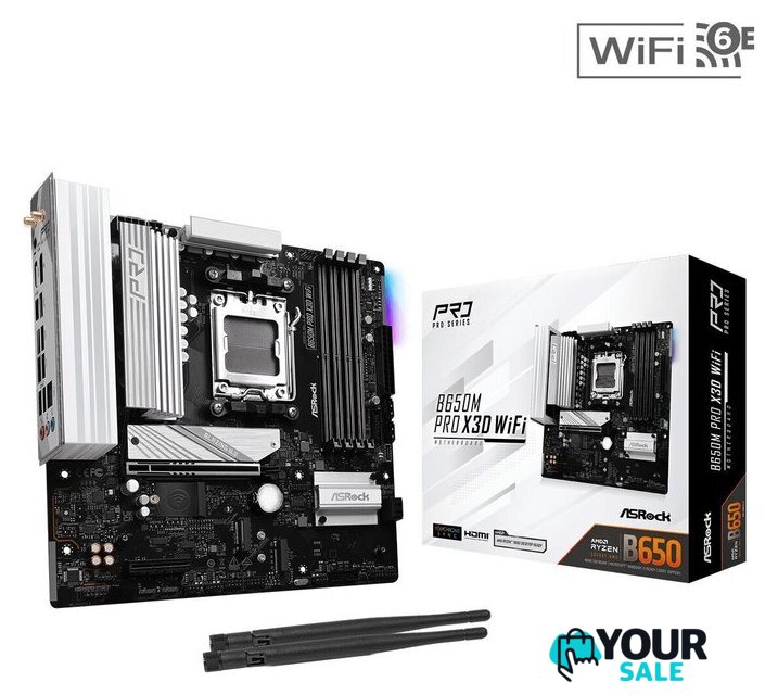 Материнская плата ASRock B650M Pro X3D WiFi - Изображение №6 — Интернет-магазин Your Sale