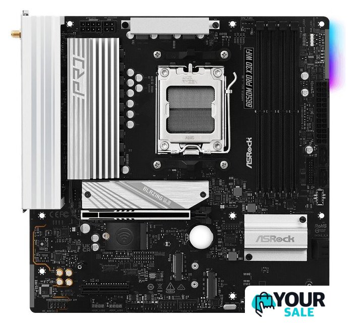 Материнская плата ASRock B650M Pro X3D WiFi - Изображение №2 — Интернет-магазин Your Sale