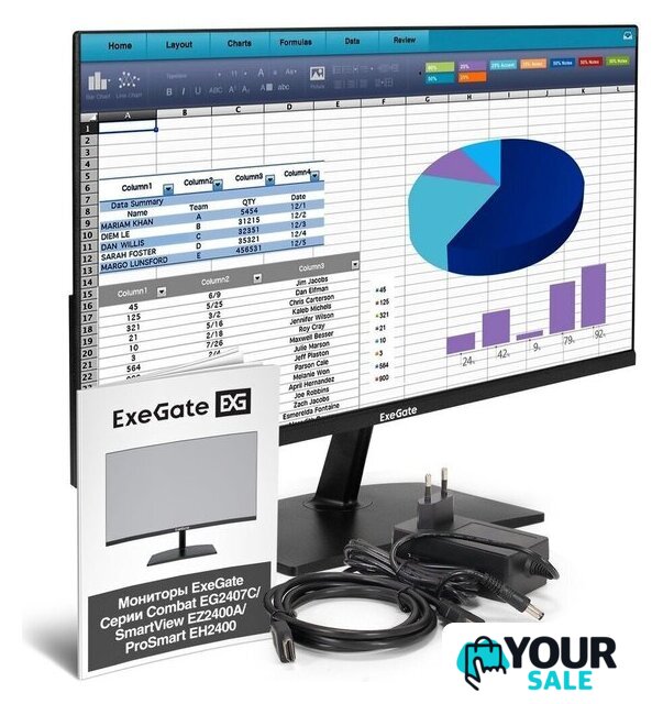 Монитор ExeGate SmartView EZ2400A EX300420RUS - Изображение №5 — Интернет-магазин Your Sale